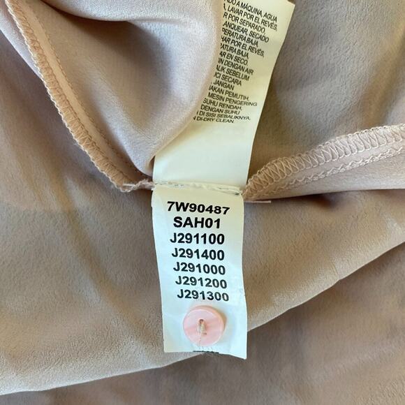 Lucky Brand Boho Floral Peasant‎ Dress Rose Long Sleeve Casual Chic Small - Picture 14 of 14